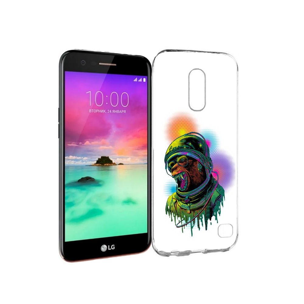

Чехол MyPads Tocco для LG K10 (2017) медведь космонавт (PT53386.73.466), Прозрачный, Tocco