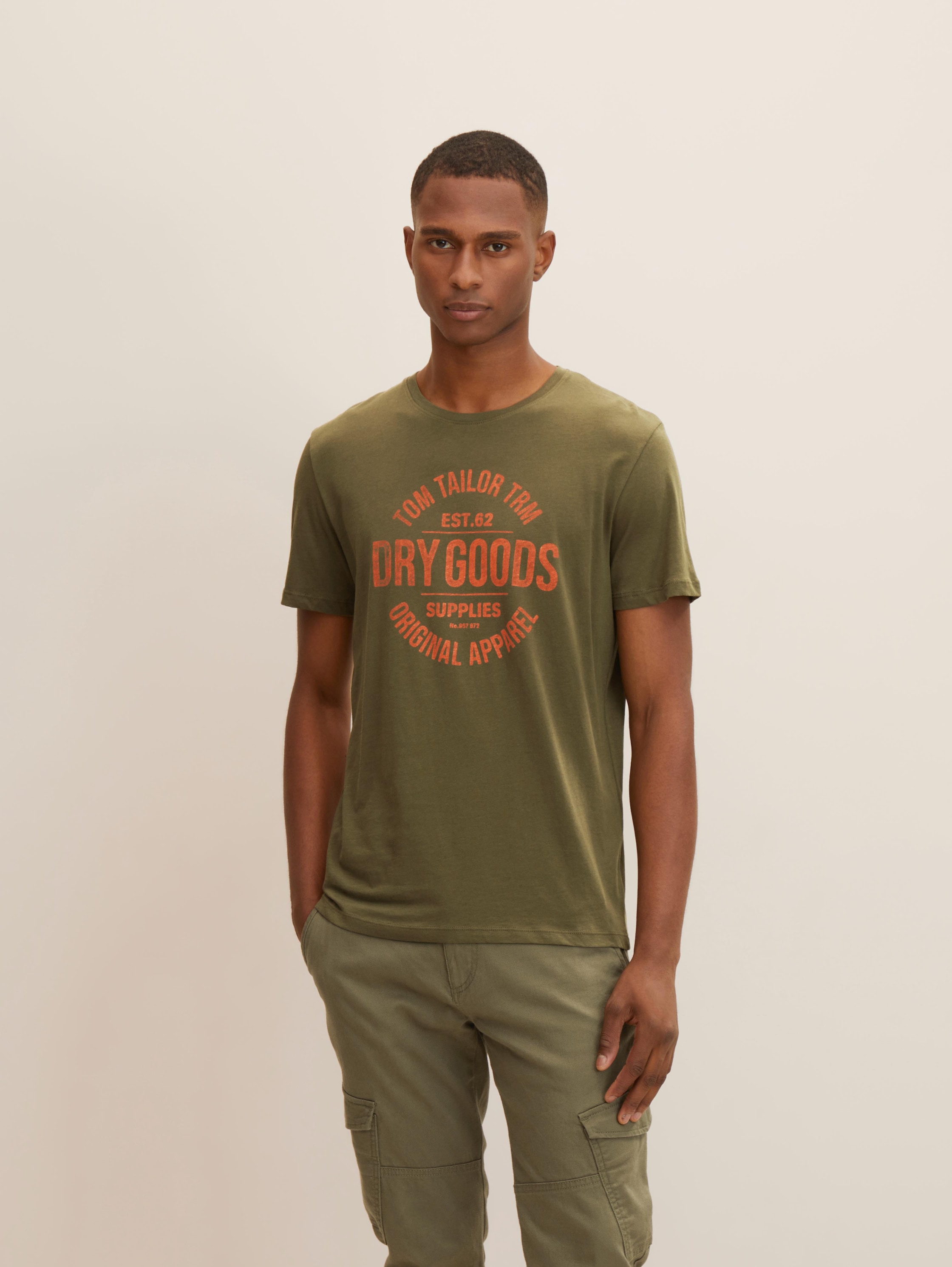 

Футболка мужская TOM TAILOR 1034536 зеленая XL, 1034536
