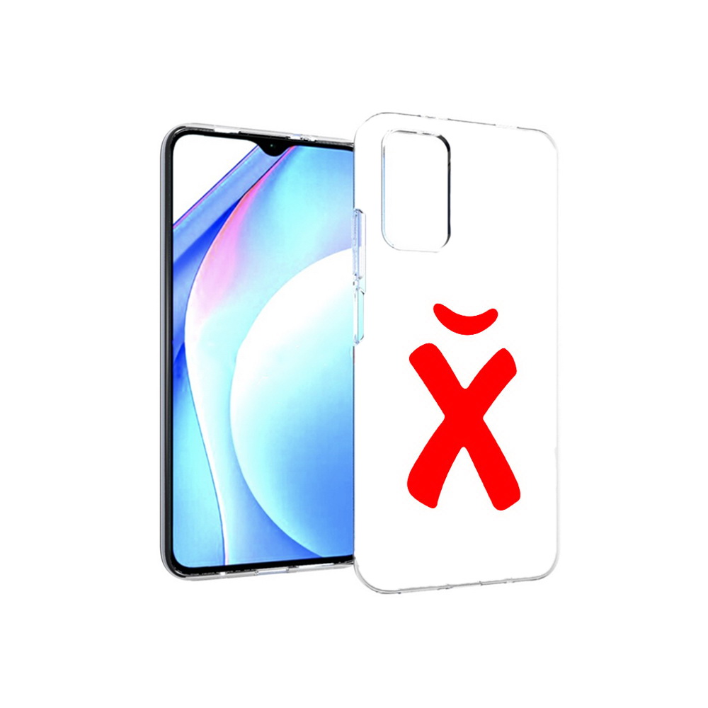 

Чехол MyPads Tocco для Xiaomi Redmi 9T абстракция буква х (PT226951.281.209), Прозрачный, Tocco