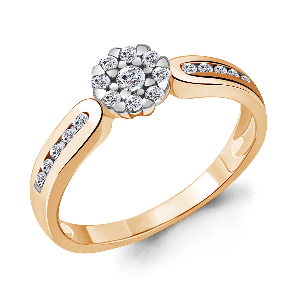 

Кольцо из красного золота с бриллиантом Aquamarine Aquamarine 963662к_585_кз р, 963662к_585_кз