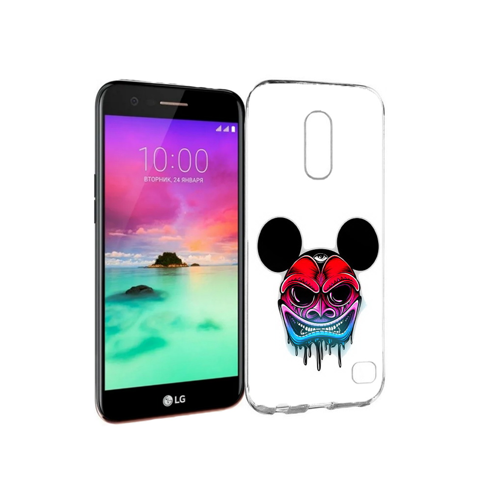 

Чехол MyPads Tocco для LG K10 (2017) микки в маске (PT53386.73.473), Прозрачный, Tocco