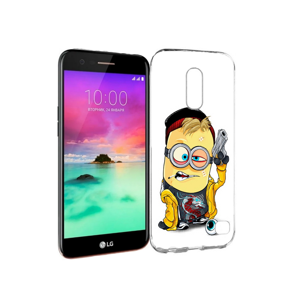 

Чехол MyPads Tocco для LG K10 (2017) миньон бандит (PT53386.73.475), Прозрачный, Tocco