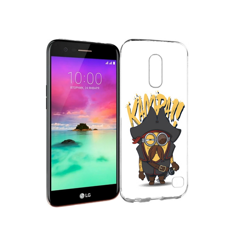 

Чехол MyPads Tocco для LG K10 (2017) миньон пират (PT53386.73.476), Прозрачный, Tocco