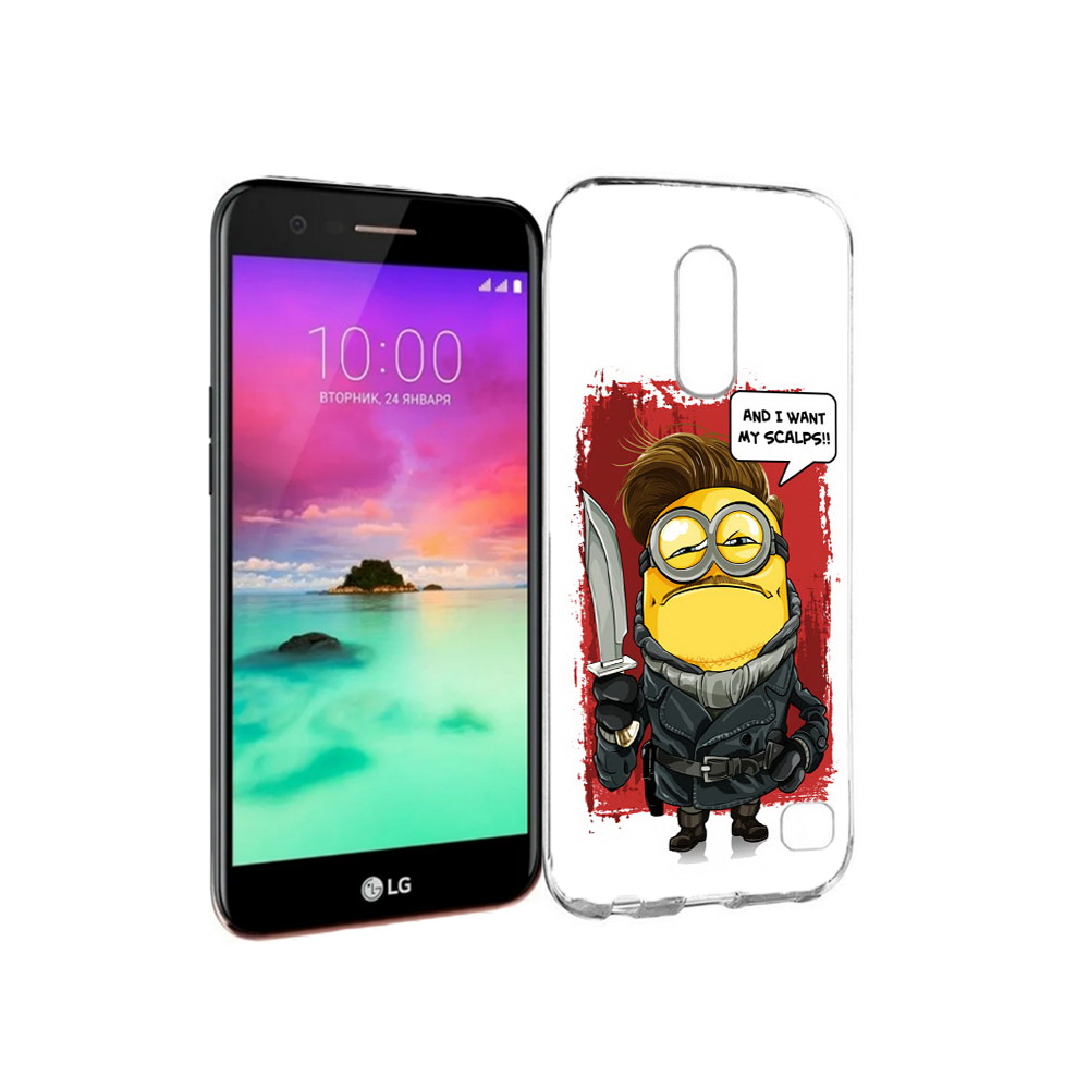 

Чехол MyPads Tocco для LG K10 (2017) миньон убийца (PT53386.73.477), Прозрачный, Tocco