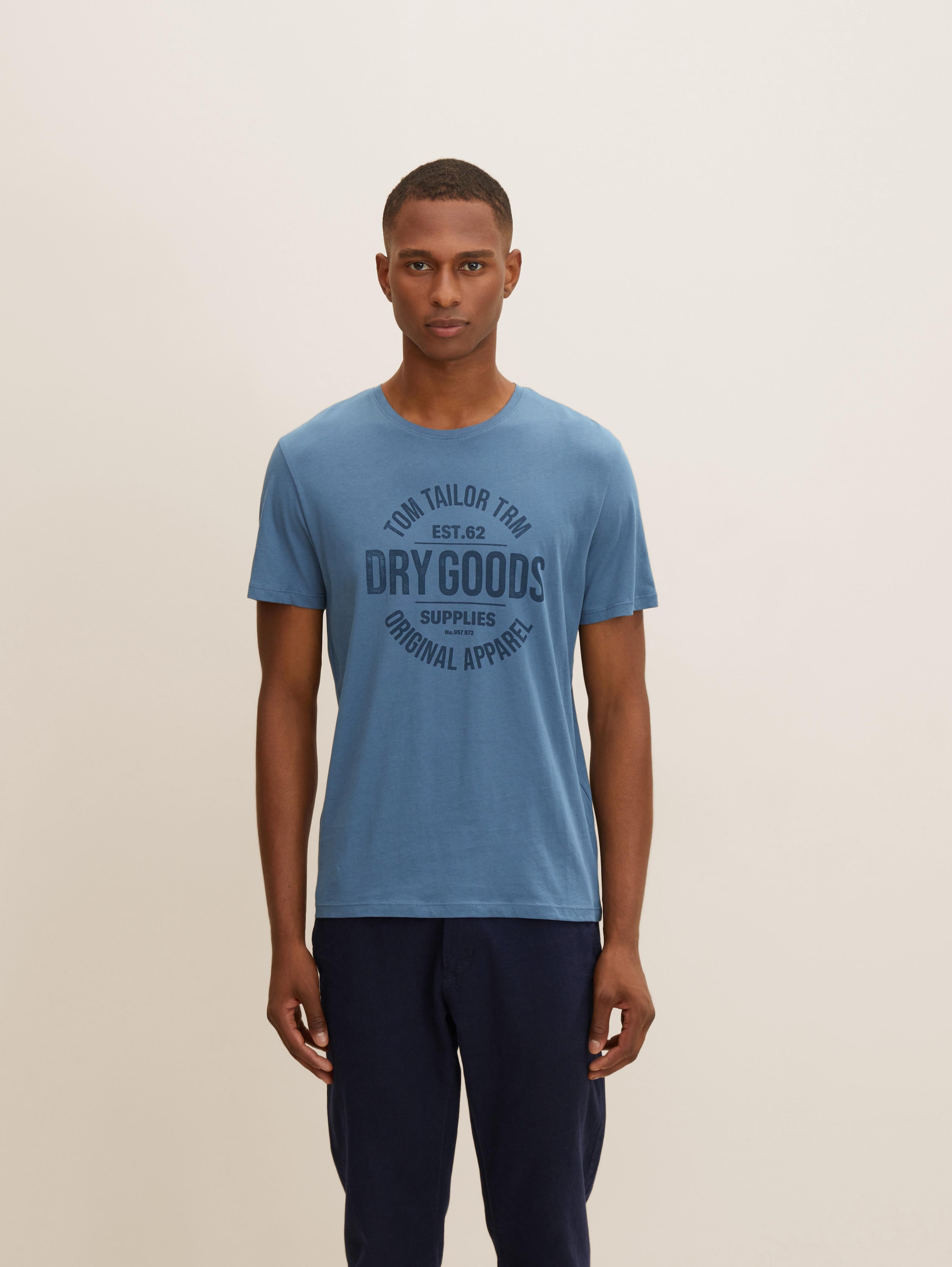 

Футболка мужская TOM TAILOR 1034536 синяя M, 1034536