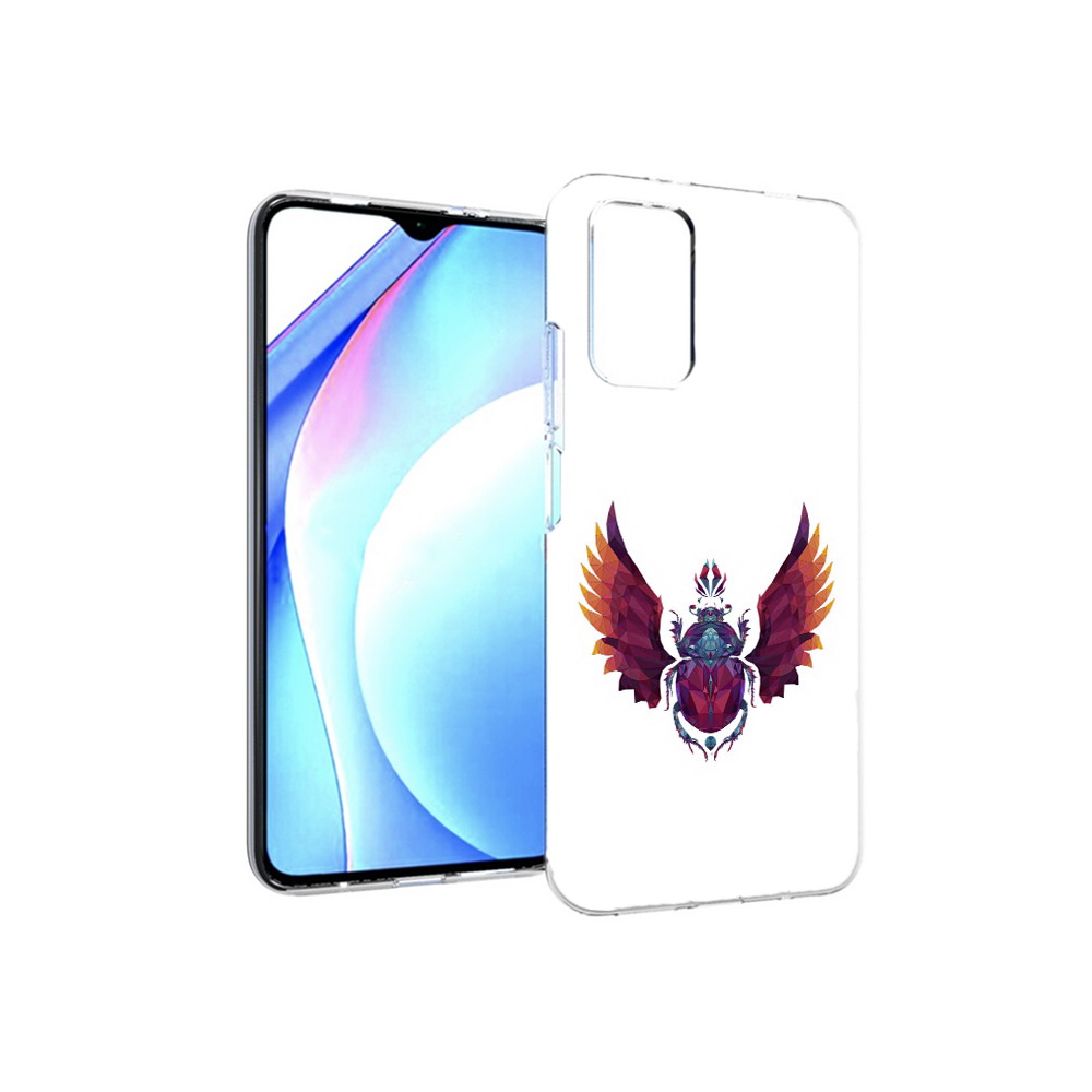 

Чехол MyPads Tocco для Xiaomi Redmi 9T алмазный скоробей (PT226951.281.219), Прозрачный, Tocco
