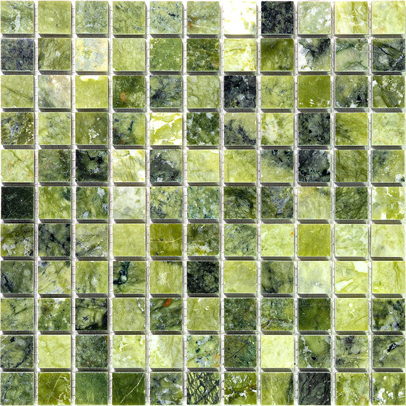 фото Мозаика из мрамора natural adriatica зеленый зеленый m068-25p
