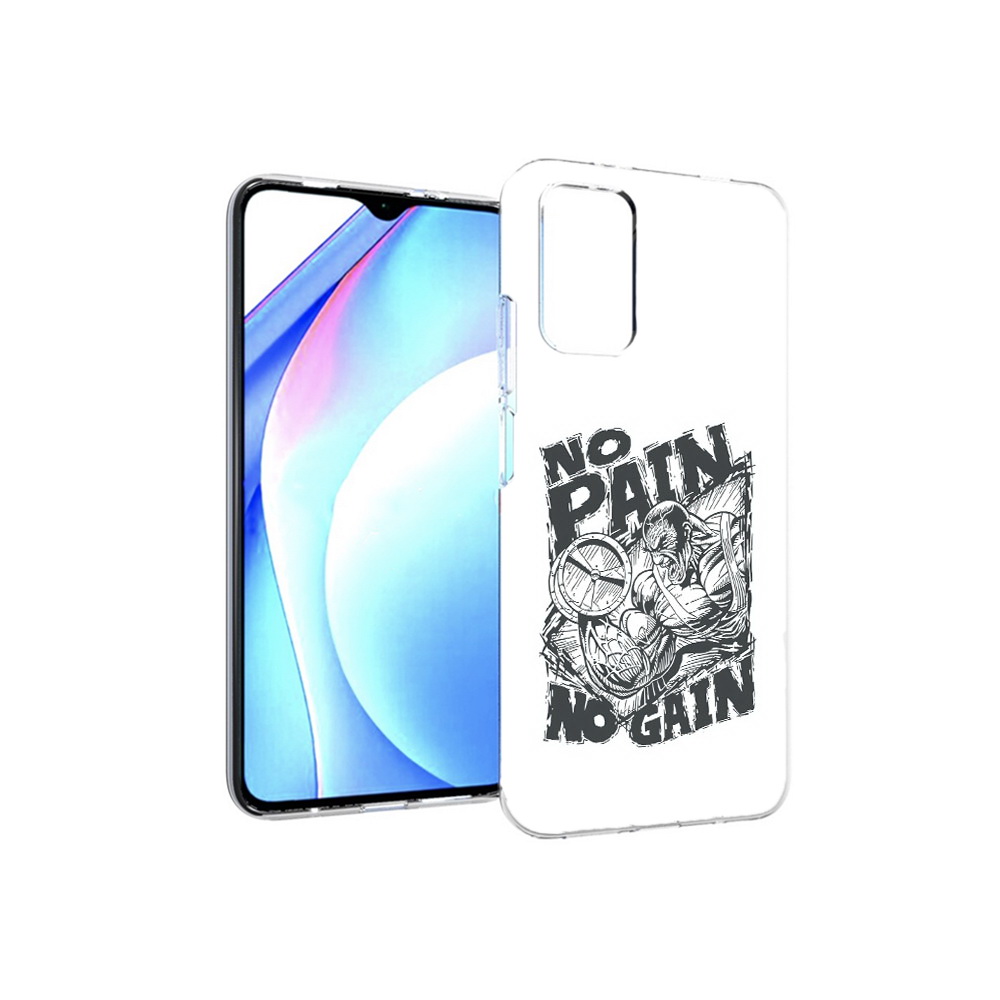 

Чехол MyPads Tocco для Xiaomi Redmi 9T бодибилдинг тяжелая работа (PT226951.281.238), Прозрачный, Tocco