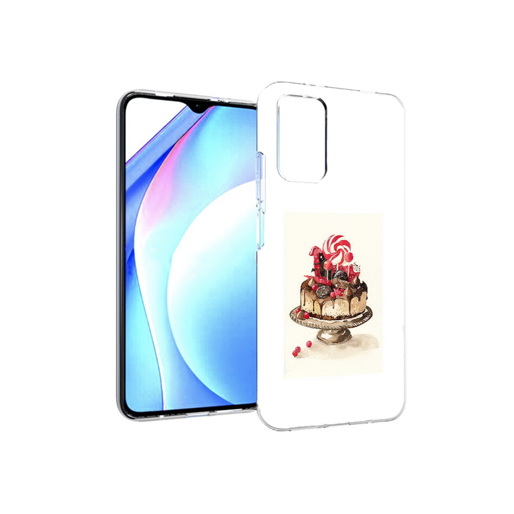 

Чехол MyPads Tocco для Xiaomi Redmi 9T вкусный торт (PT226951.281.262), Прозрачный, Tocco
