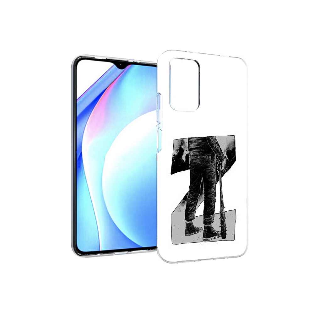 

Чехол MyPads Tocco для Xiaomi Redmi 9T воин черно белый (PT226951.281.265), Tocco