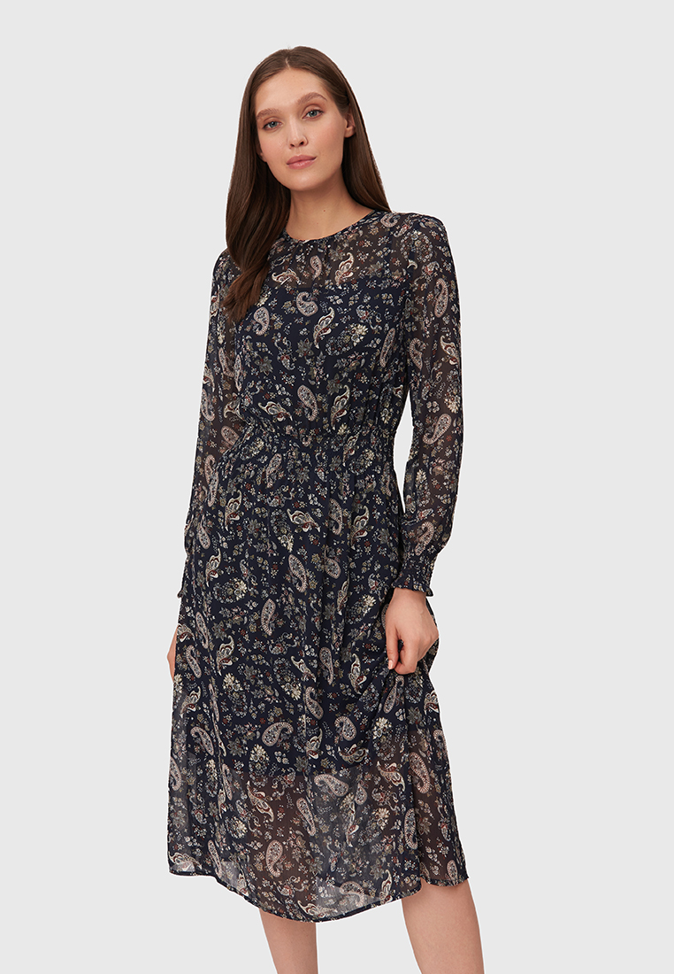 

Платье женское Modis M212W00312S642 черное 48 RU, M212W00312