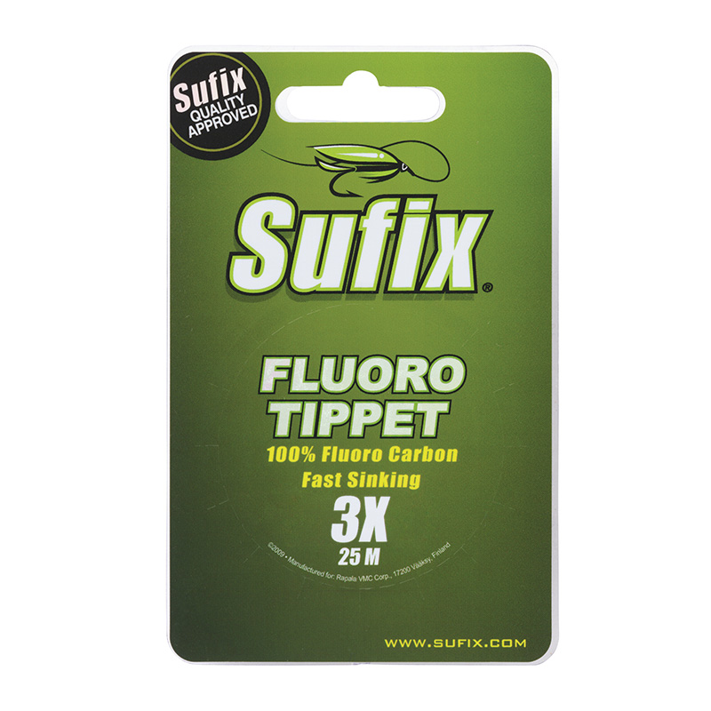 Леска монофильная Sufix Fluoro Tippet 0,16 мм, 25 м, 1,8 кг, clear