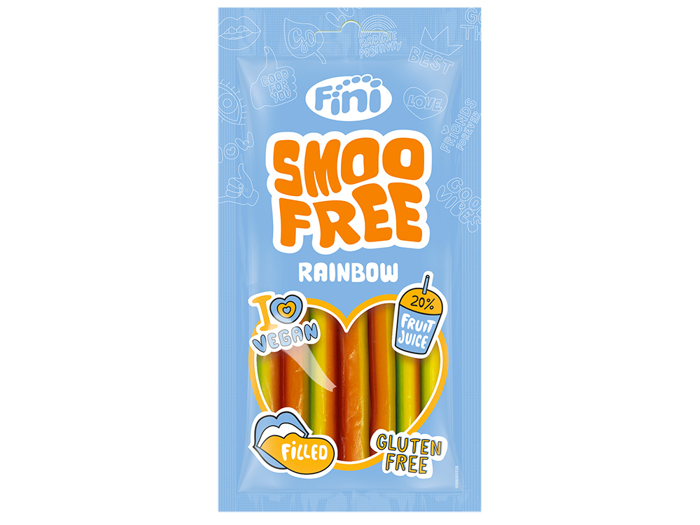 

Мармелад Fini Smoofree Rainbow Палочки разноцветные, 80 г, -