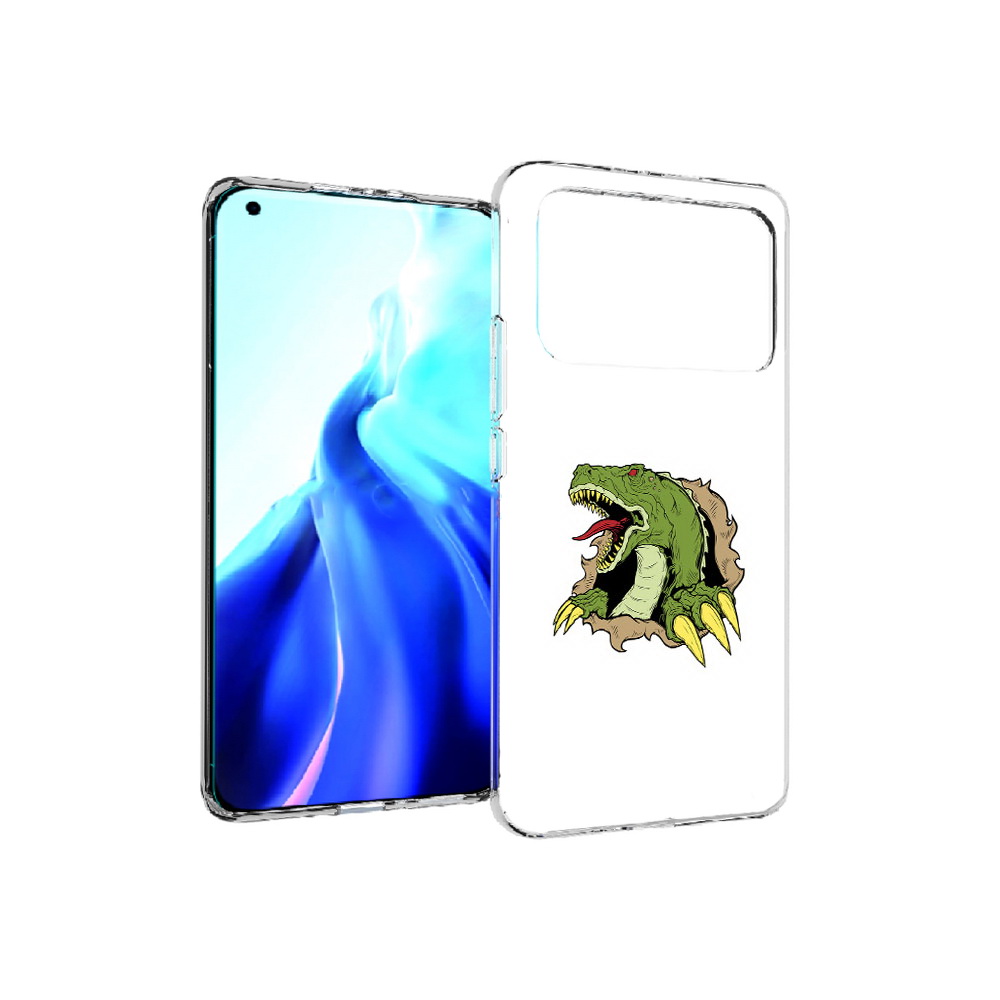 

Чехол MyPads Tocco для Xiaomi Mi 11 Ultra годзила (PT160500.261.290), Прозрачный, Tocco