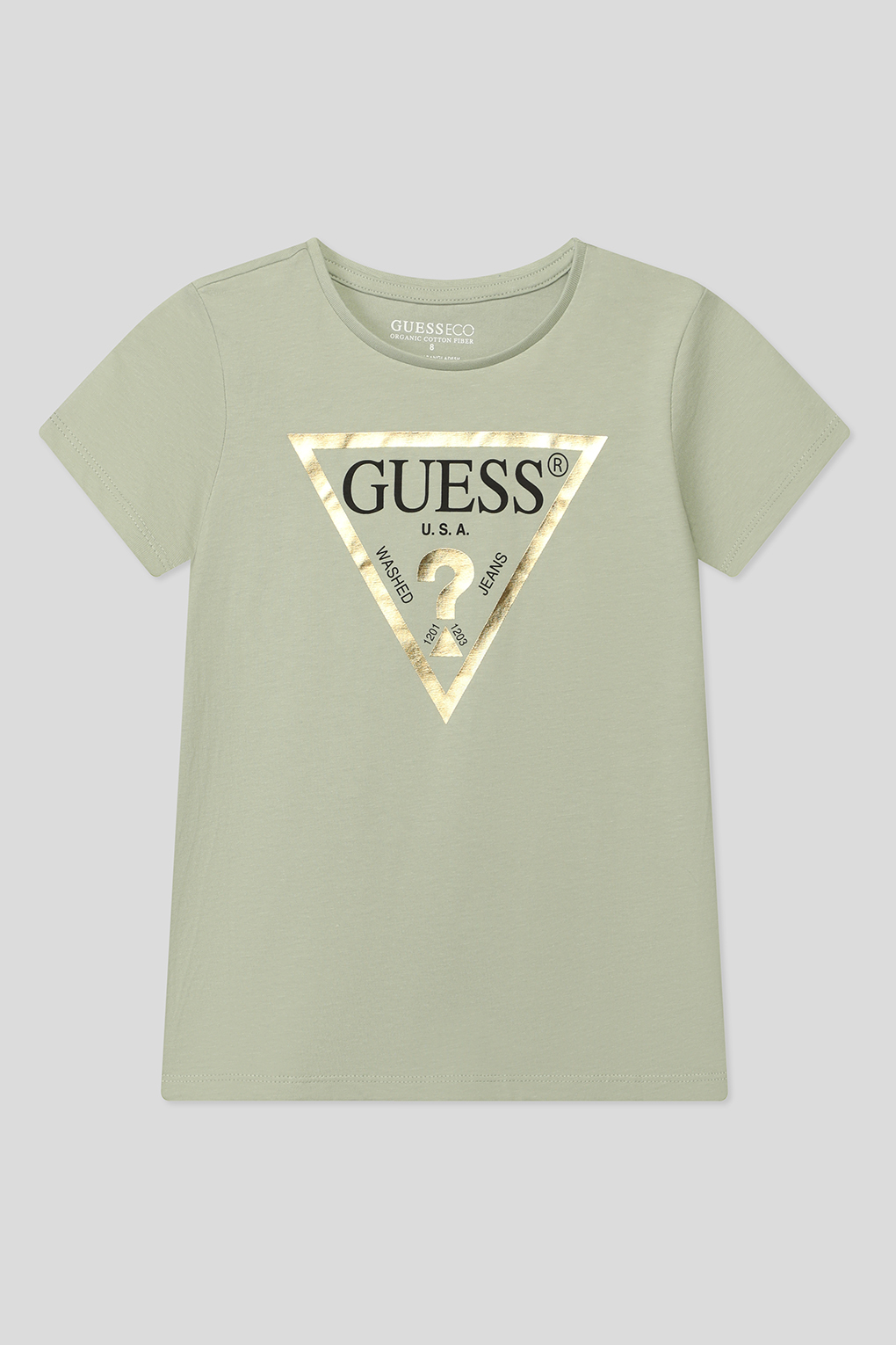 Футболка детская Guess J73I56 K8HM0 хаки, 140