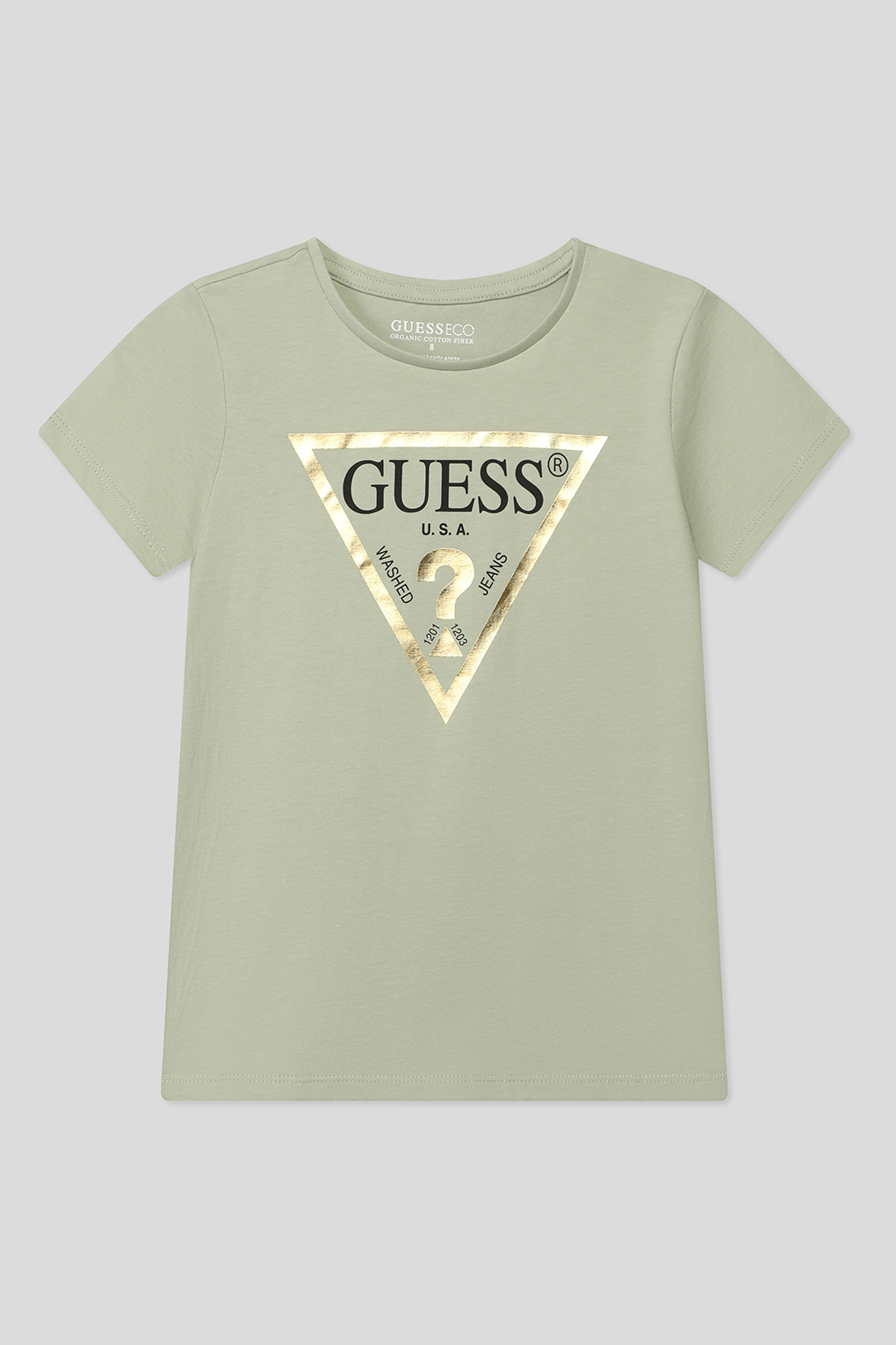 

Футболка детская Guess J73I56 K8HM0 хаки, 152, J73I56 K8HM0