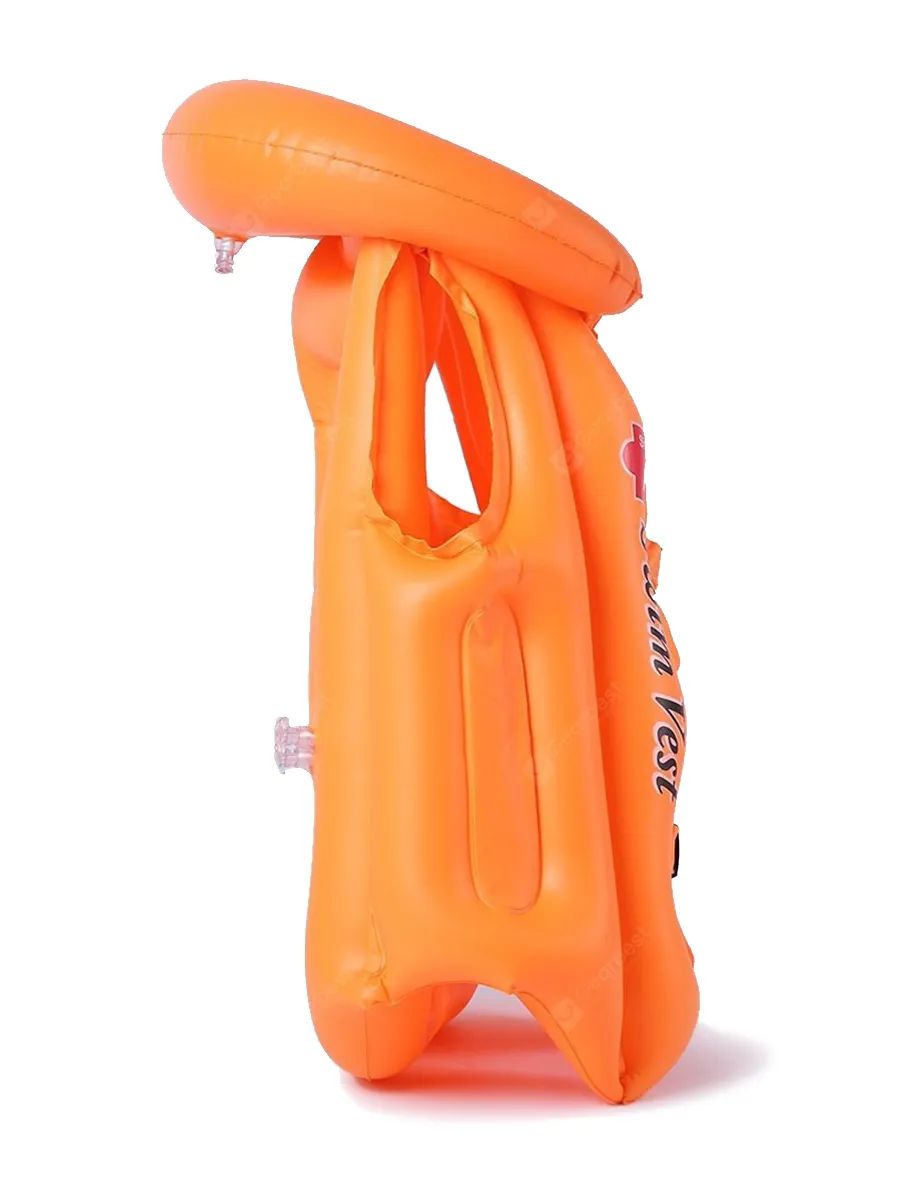 Надувной жилет Swim vest оранжевый р.М