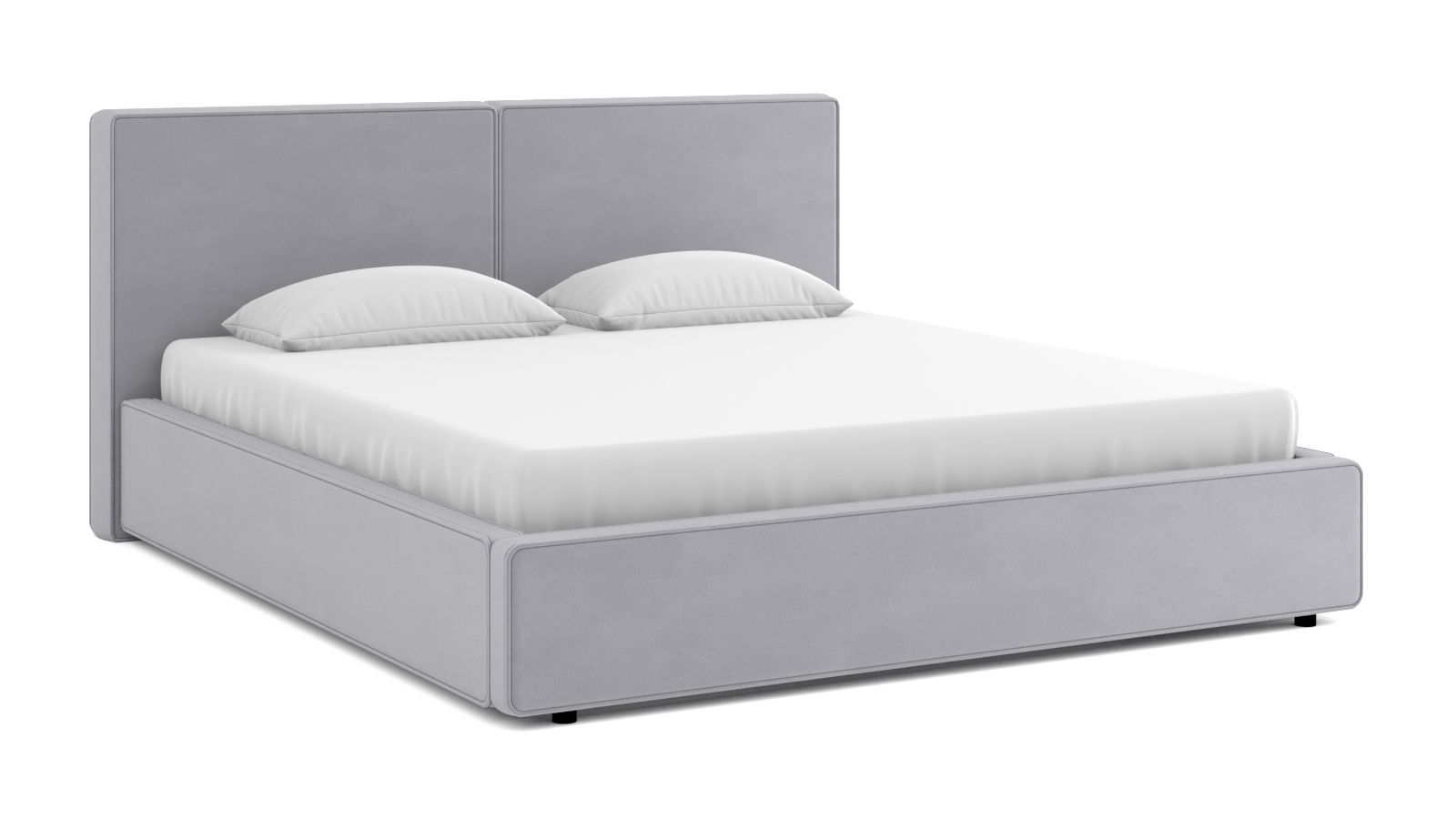

Кровать Askona Murrey I Sky Velvet 08 160х200, Серый