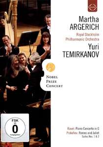 

NOBEL PRIZE CONCERT 2009 - RAVEL, M. / PROKOFIEV, S. / SHOSTAKOVICH, D. (Argerich, Temirka, 1 DVD