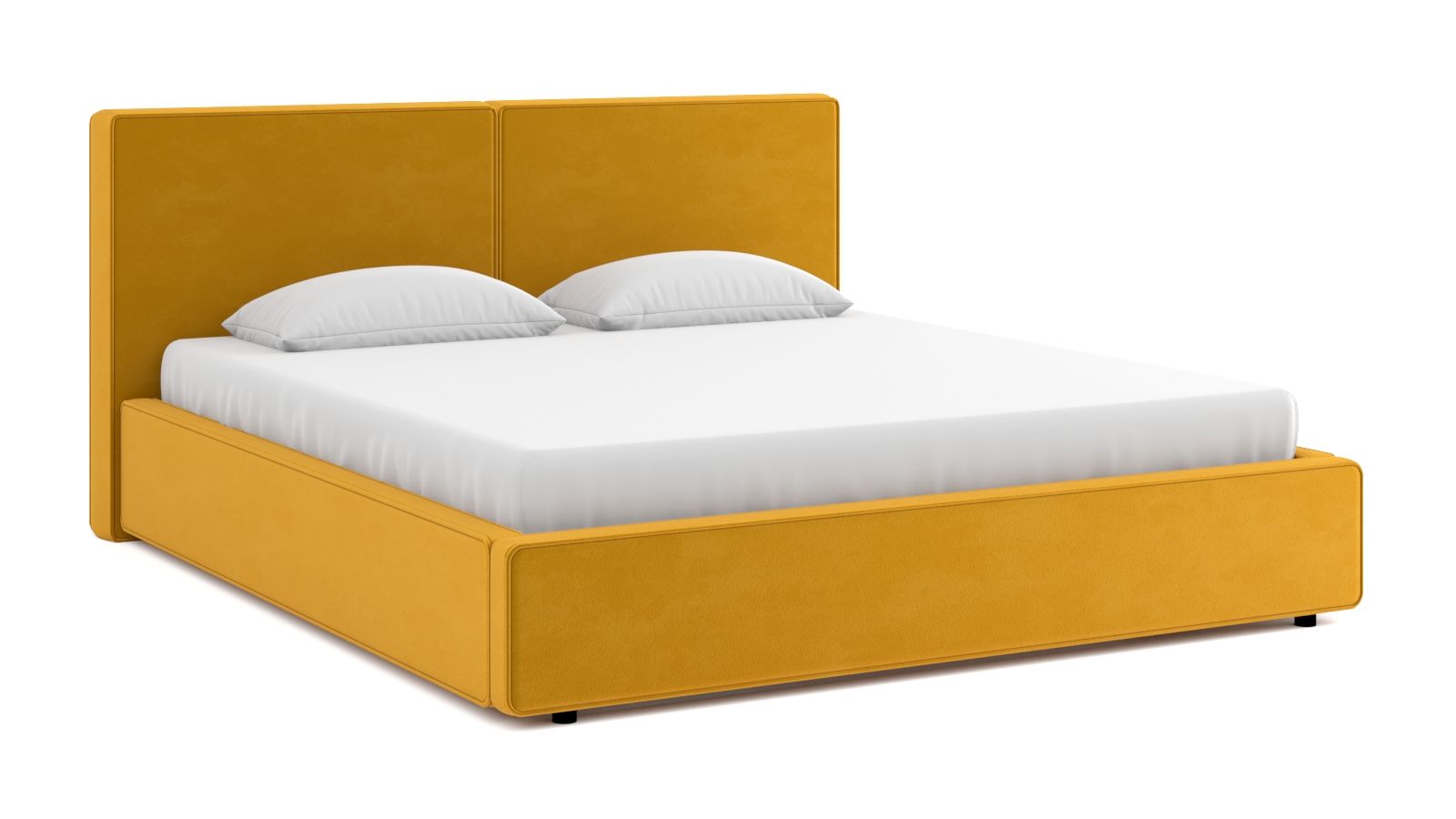 

Кровать Askona Murrey I Sky Velvet 30 120х200, Желтый