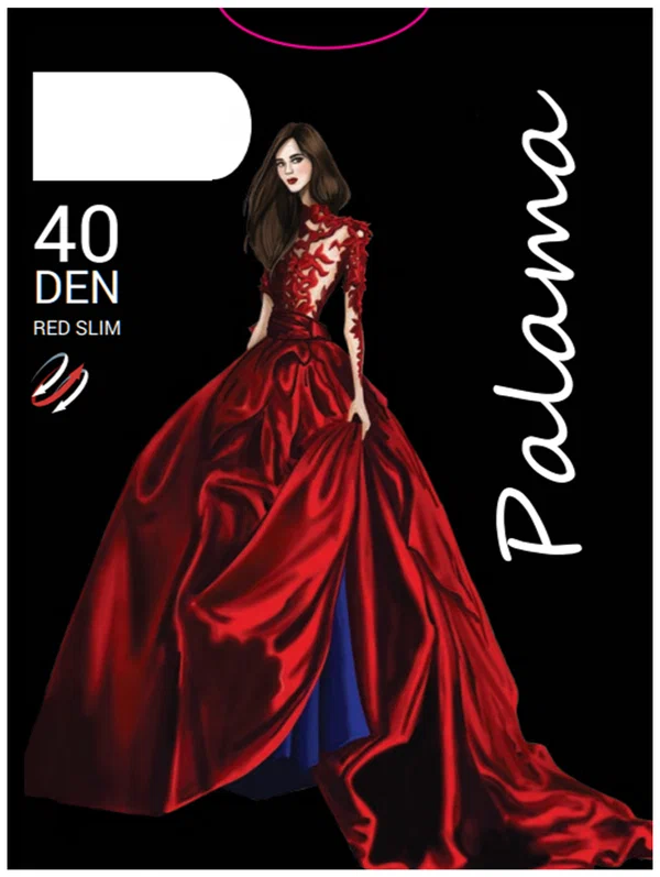 

Колготки женские Palama RED SLIM черные, Черный, RED SLIM