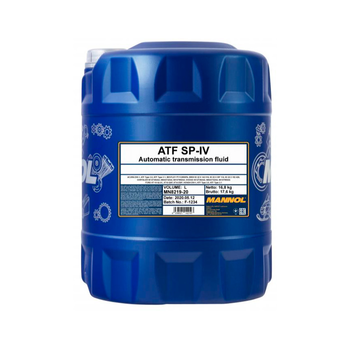 

Трансмиссионная жидкость 8219 MANNOL ATF SP-IV 20л