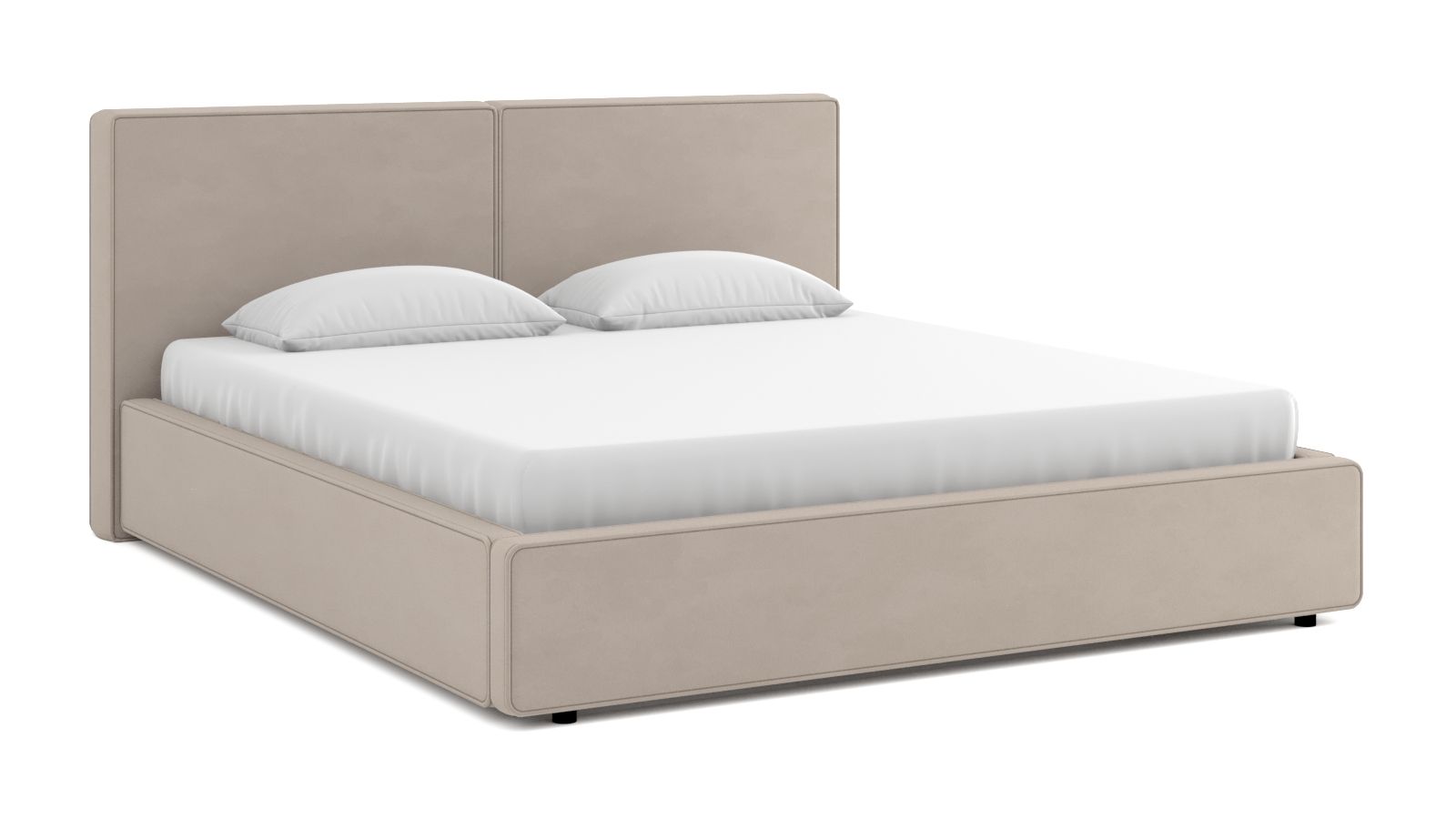 

Кровать Askona Murrey I Sky Velvet 03 140х200, Бежевый