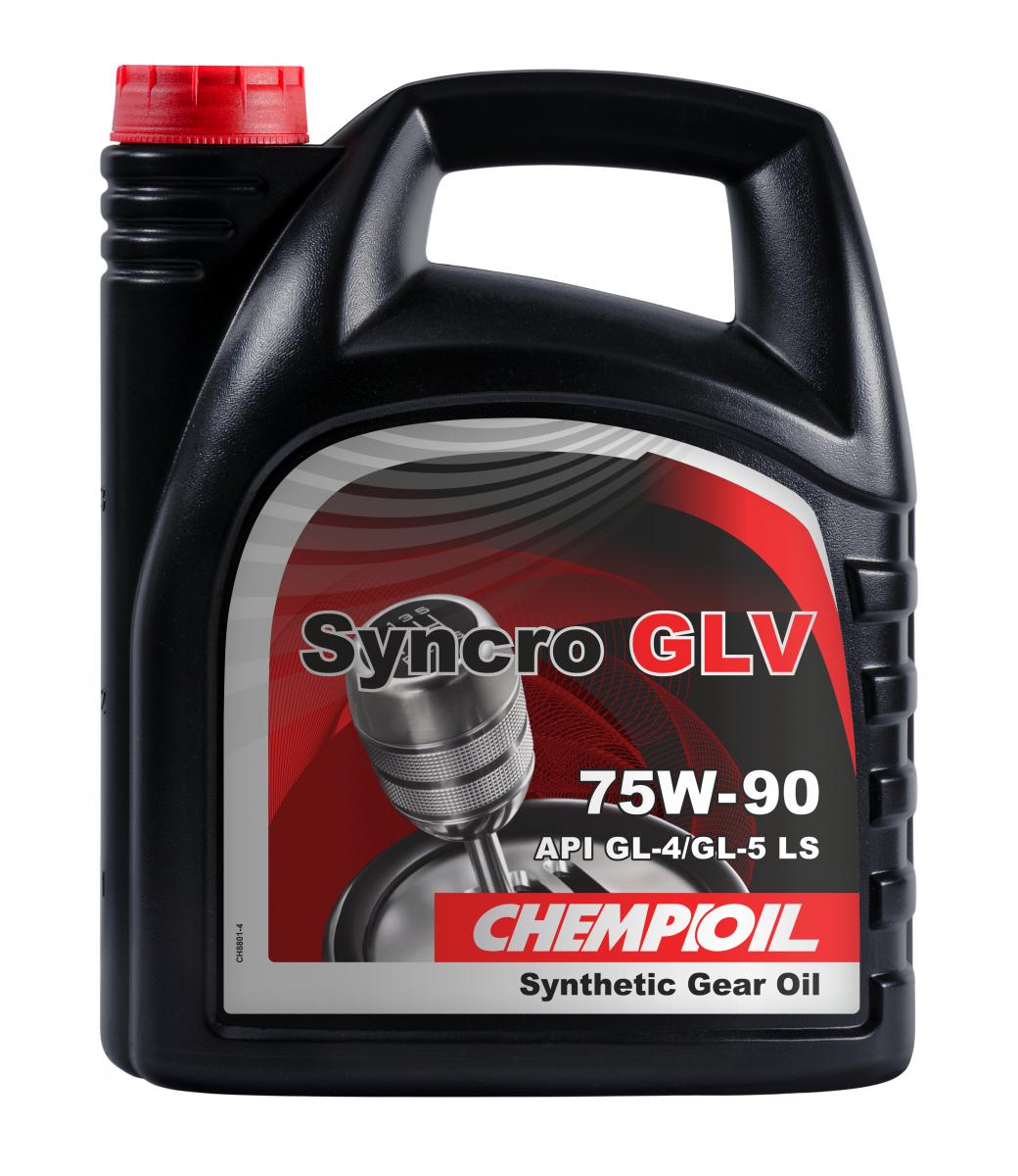 Трансмиссионное масло CHEMPIOIL SYNCRO GLV 75W-90 синтетическое S1353, 4 л