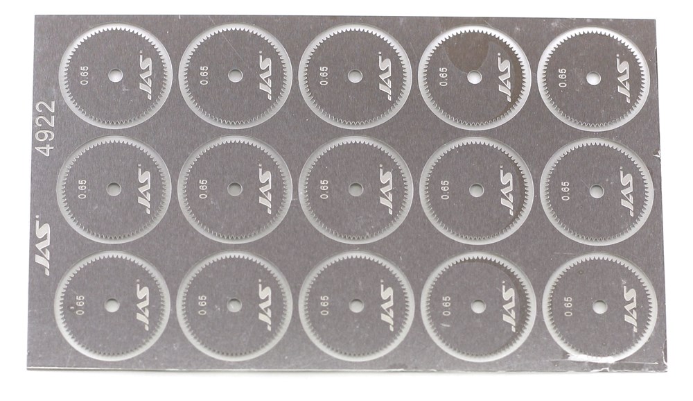 фото Jas диск для ревитера d 15 мм, шаг 0,65 мм, 15 шт.