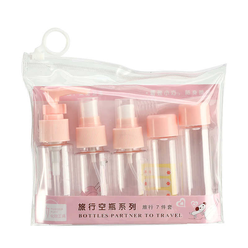 

Дорожный набор "Empty Bottle Set" 5 шт (01 Pink), adels12487
