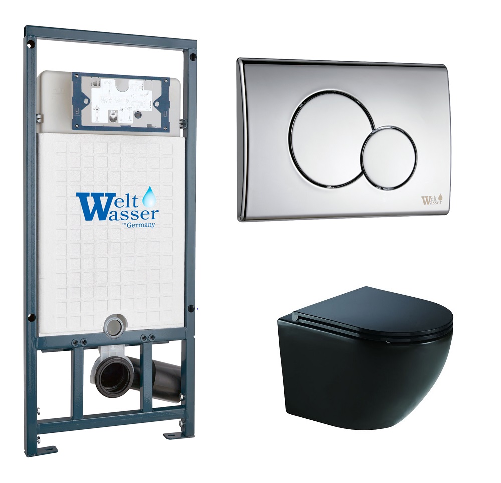 

Комплект унитаз с инсталляцией WeltWasser MARBERG 507 + MERZBACH 041 XL MT-BL + MAR 507 RD