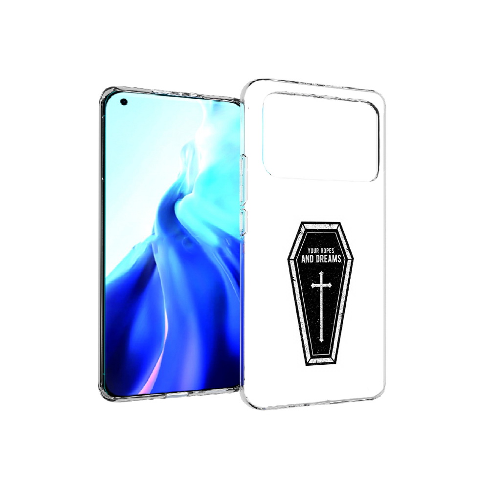 

Чехол MyPads Tocco для Xiaomi Mi 11 Ultra гроб с мечтами (PT160500.261.299), Прозрачный, Tocco