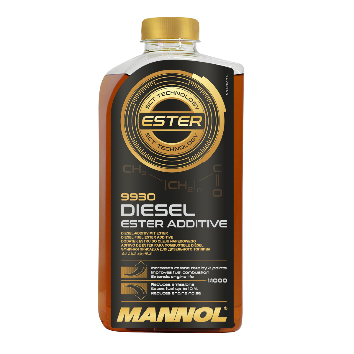 Присадка MANNOL DIESEL ESTER ADDITIVE для дизельного топлива 9930, 1 л