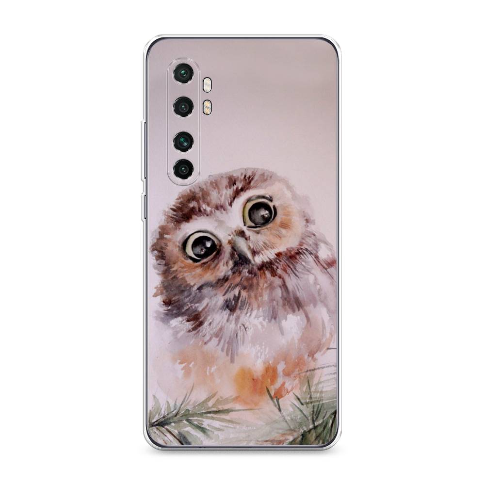 

Чехол Awog на Xiaomi Mi Note 10 lite "Сова на розовом", Разноцветный, 38450-1