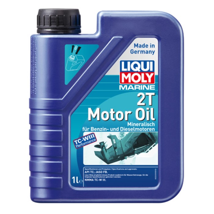 

Моторное масло для водной техники LiquiMoly Marine 2T Motor Oil миниральное, 1 л (25019)