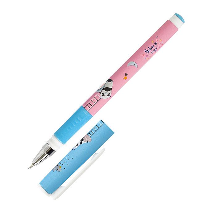 

Ручка маслян LOREX ILLEGALLY CUTE.PANDA Double Soft синий 0,7 мм ultra-soft touch грип