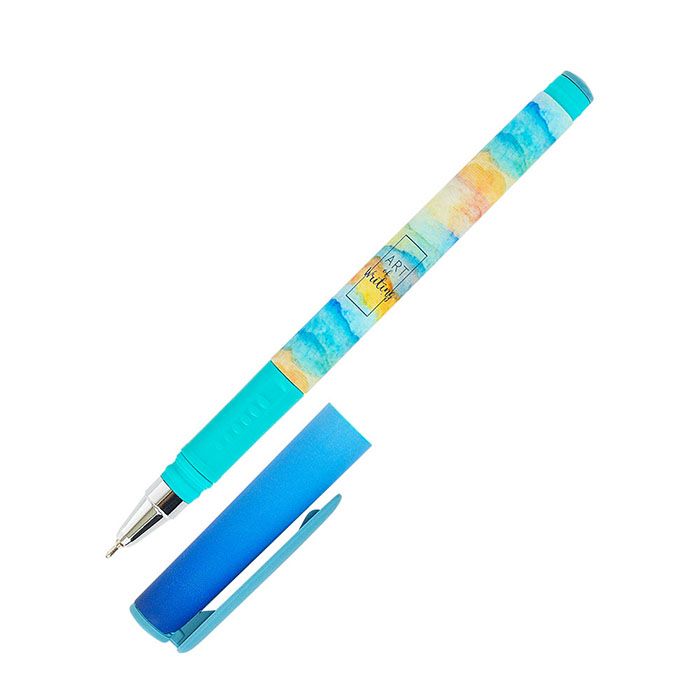 

Ручка маслян LOREX WATERCOLOR.BLUR Double Soft синий 0,7 мм ultra-soft touch грип