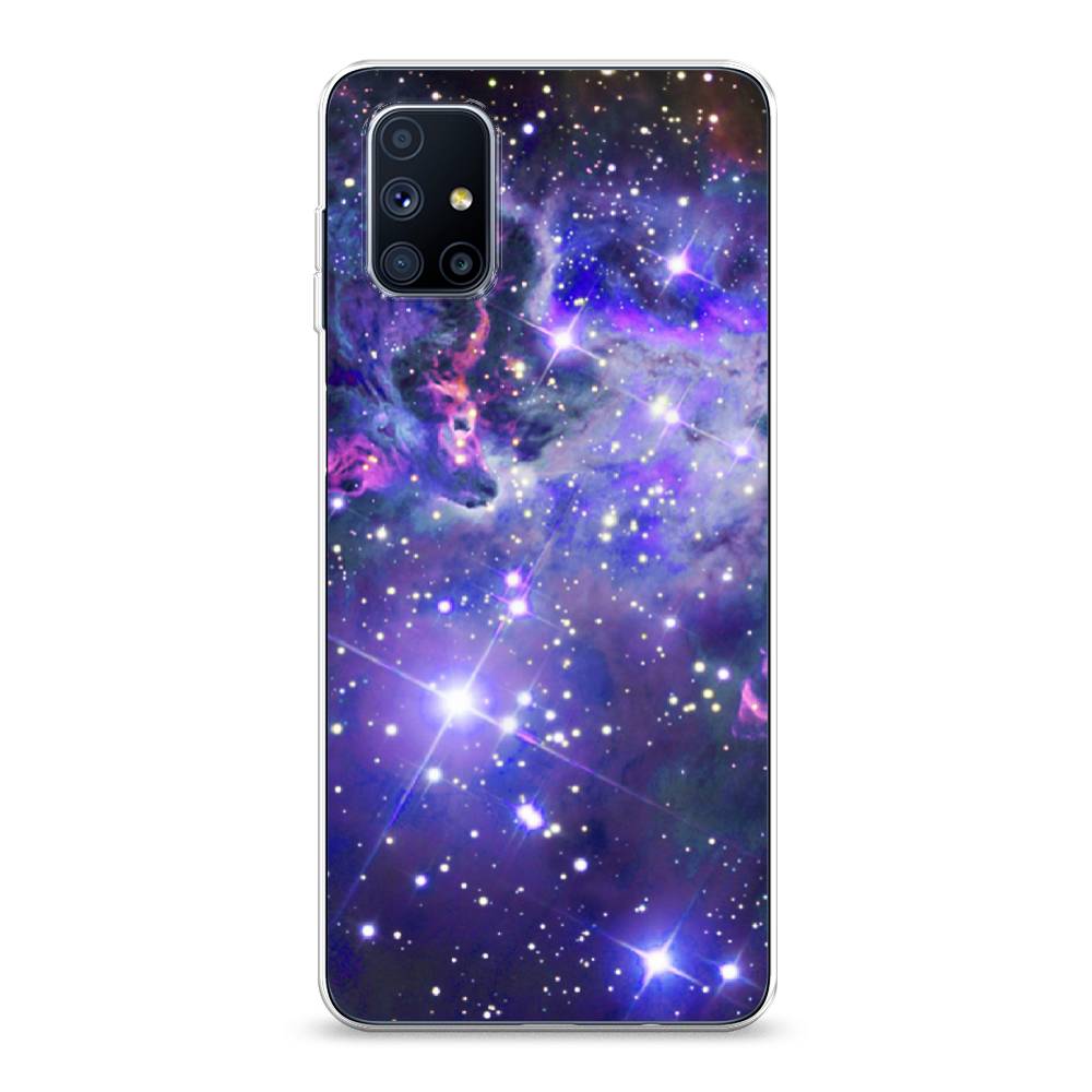 

Чехол Awog на Samsung Galaxy M51 / Самсунг M51 "Яркая галактика", Разноцветный, 2101550-4