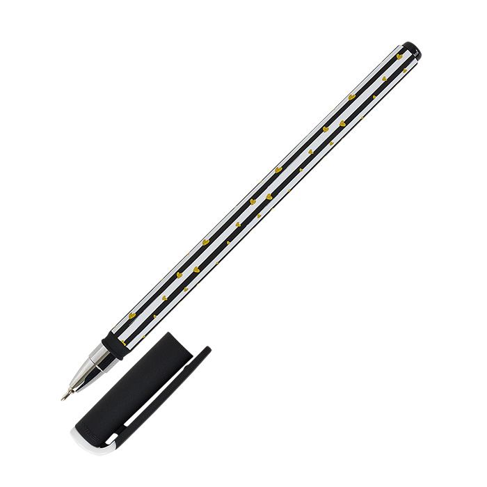 

Ручка маслян LOREX B&W.STRAPS Slim Soft 0,50 мм синий, игловид.наконеч