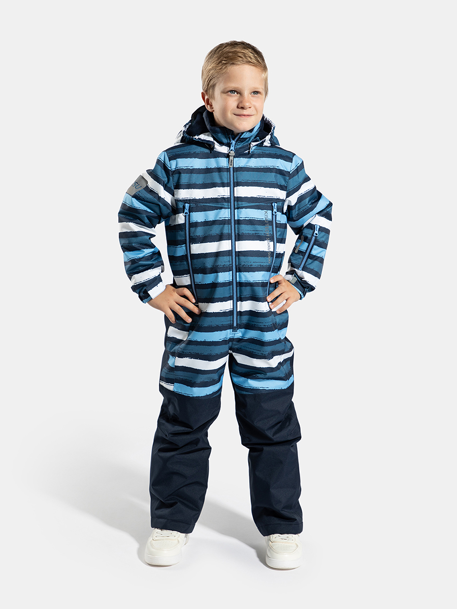 

Комбинезон детский KISU S24-30608P M, 8021, 140, Синий, S24-30608P M