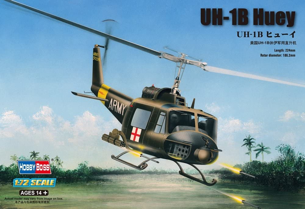 

Сборная модель HobbyBoss 1/72 Вертолет UH-1B Huey 87228