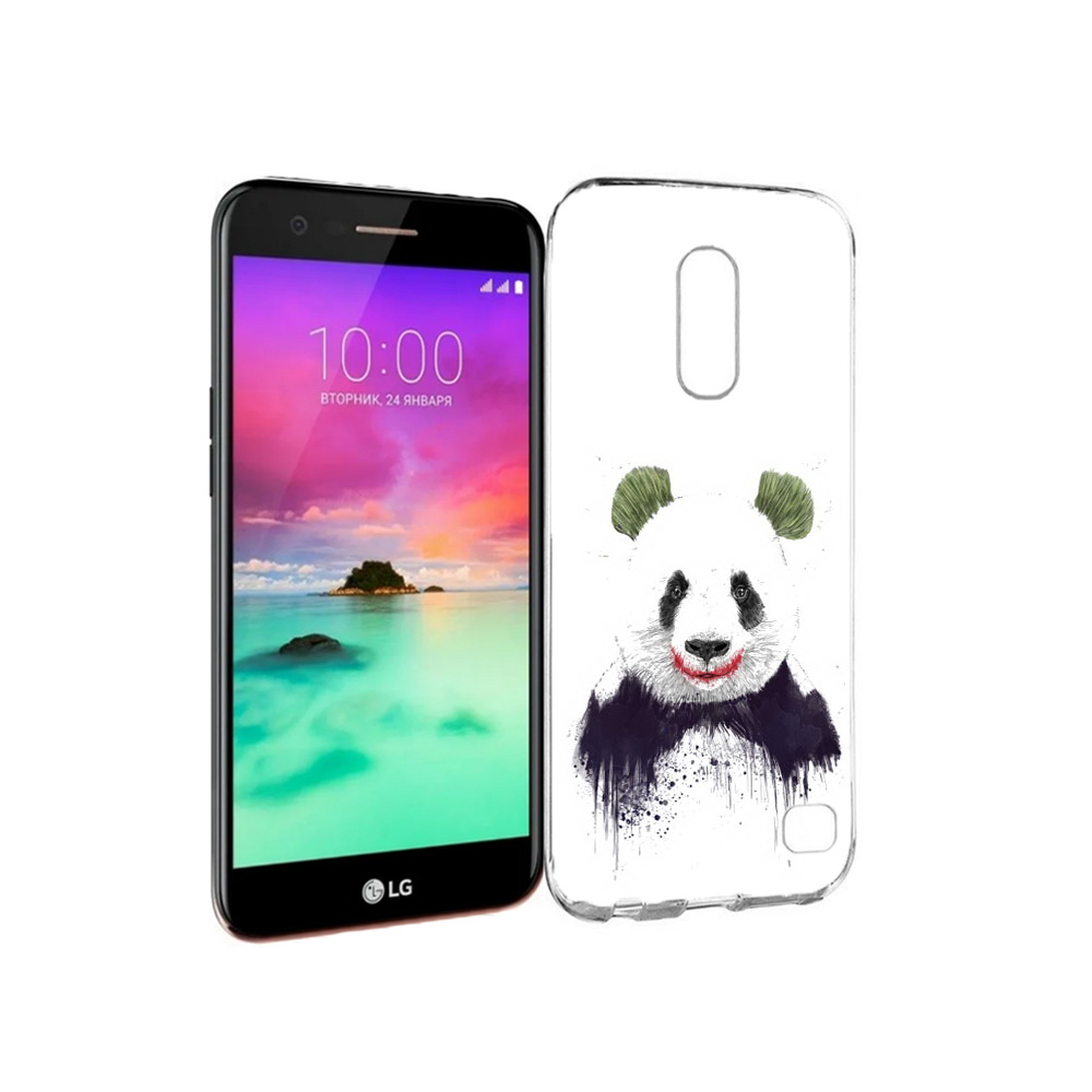 

Чехол MyPads Tocco для LG K10 (2017) панда джокер (PT53386.73.533), Прозрачный, Tocco