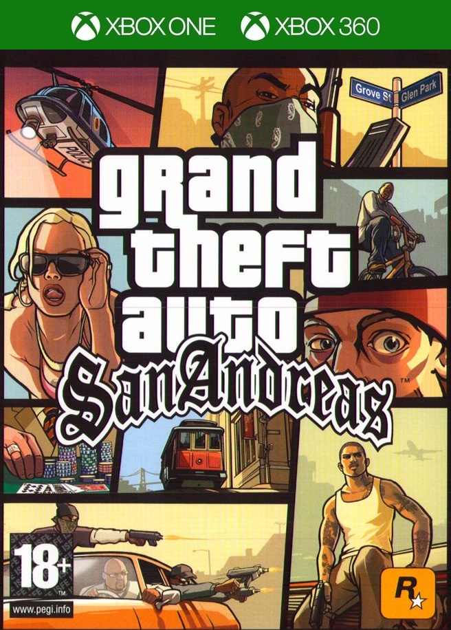 Игра Grand Theft Auto: San Andreas для Microsoft Xbox 360; Microsoft Xbox One