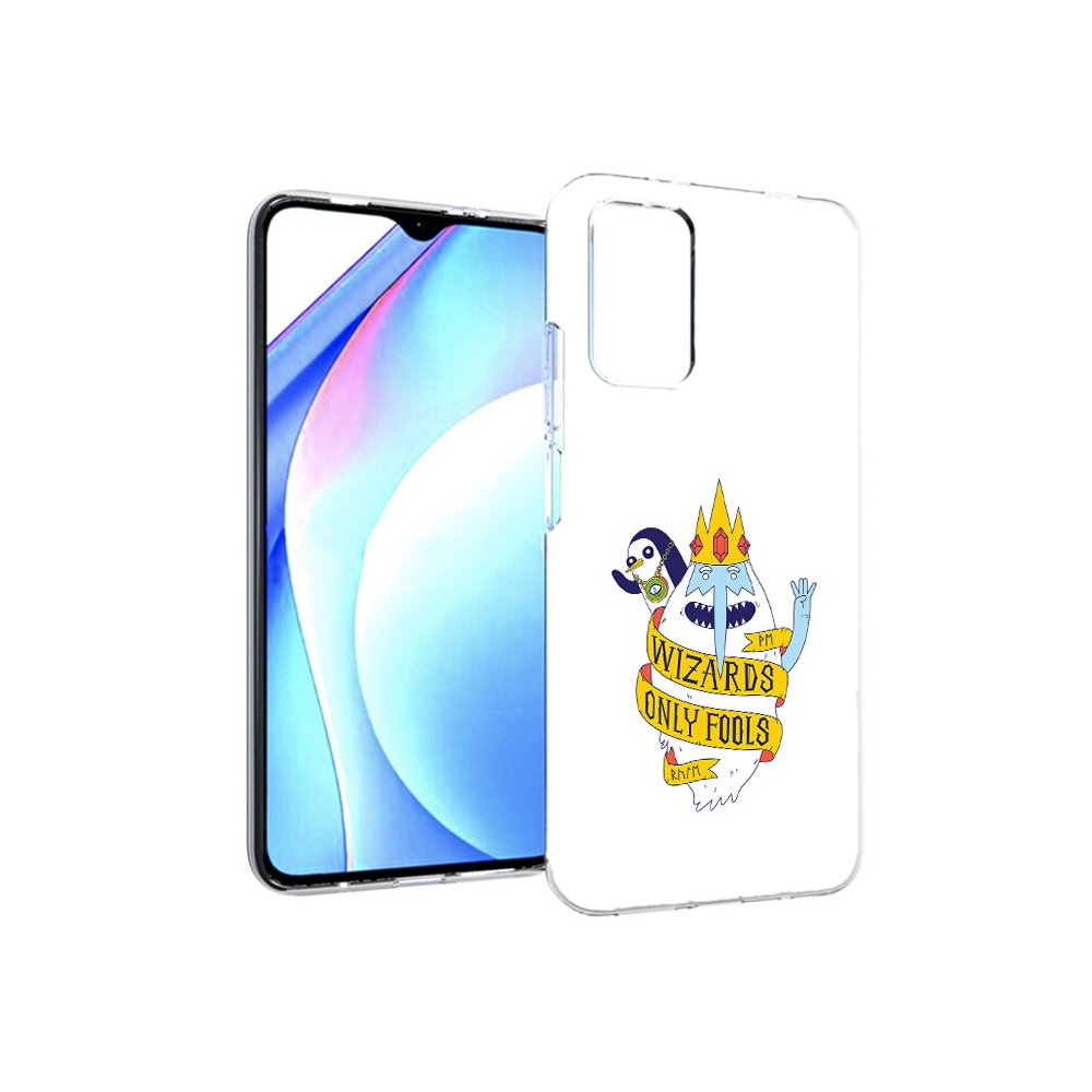 

Чехол MyPads Tocco для Xiaomi Redmi 9T время приключений снежный король (PT226951.281.278), Прозрачный, Tocco