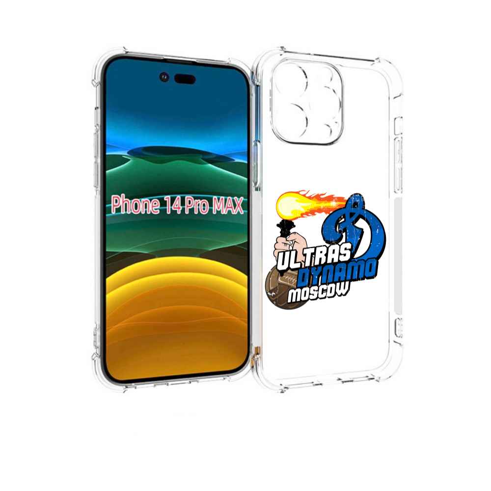

Чехол MyPads ФК Динамо для iPhone 14 Pro Max, Прозрачный, Tocco