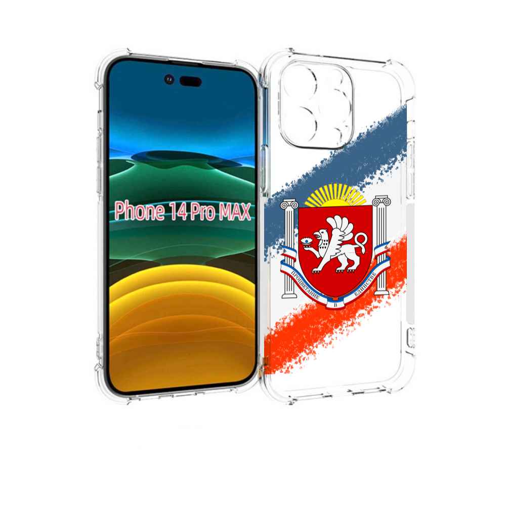 

Чехол MyPads герб флаг крыма для iPhone 14 Pro Max, Tocco