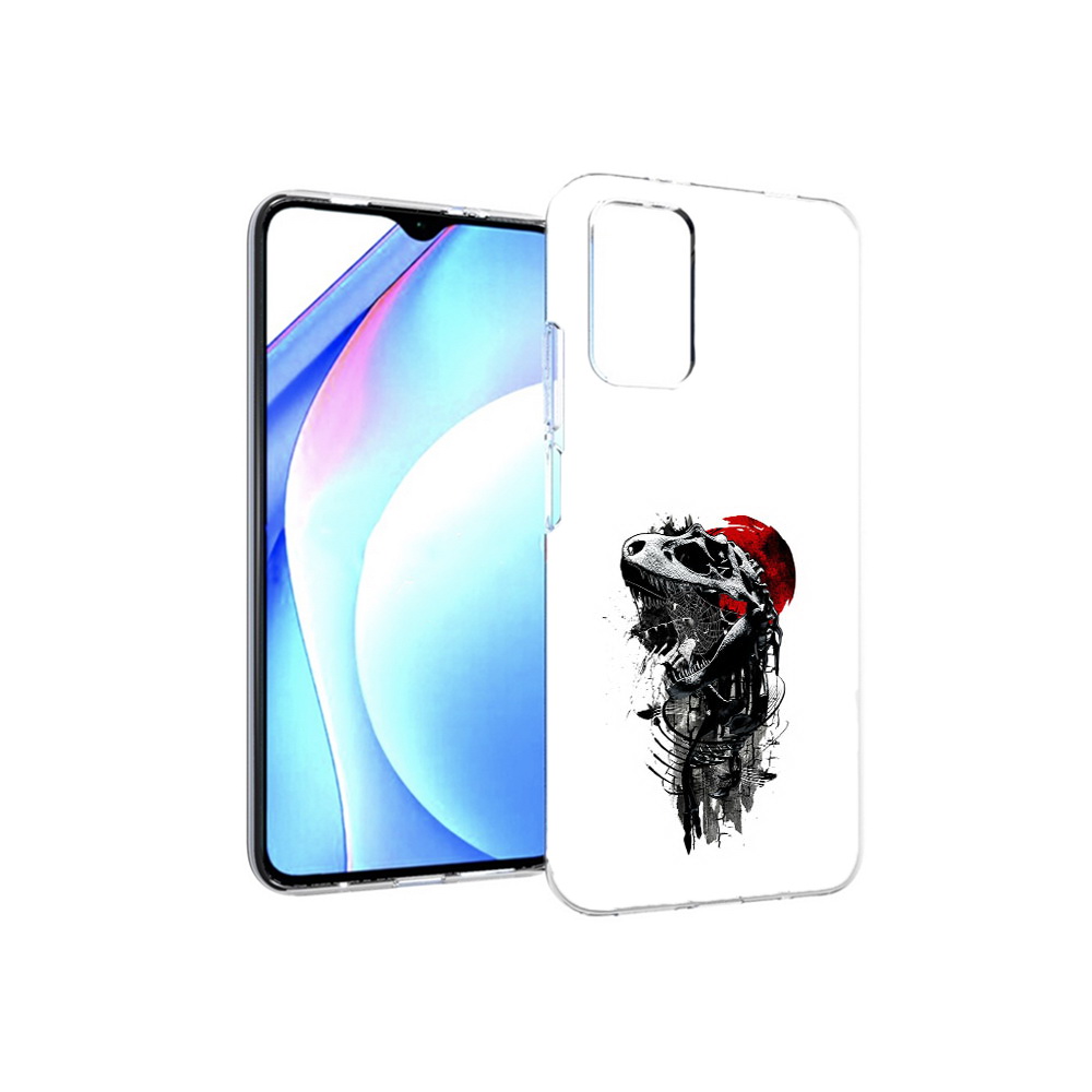 

Чехол MyPads Tocco для Xiaomi Redmi 9T вымерший динозавр (PT226951.281.284), Прозрачный, Tocco