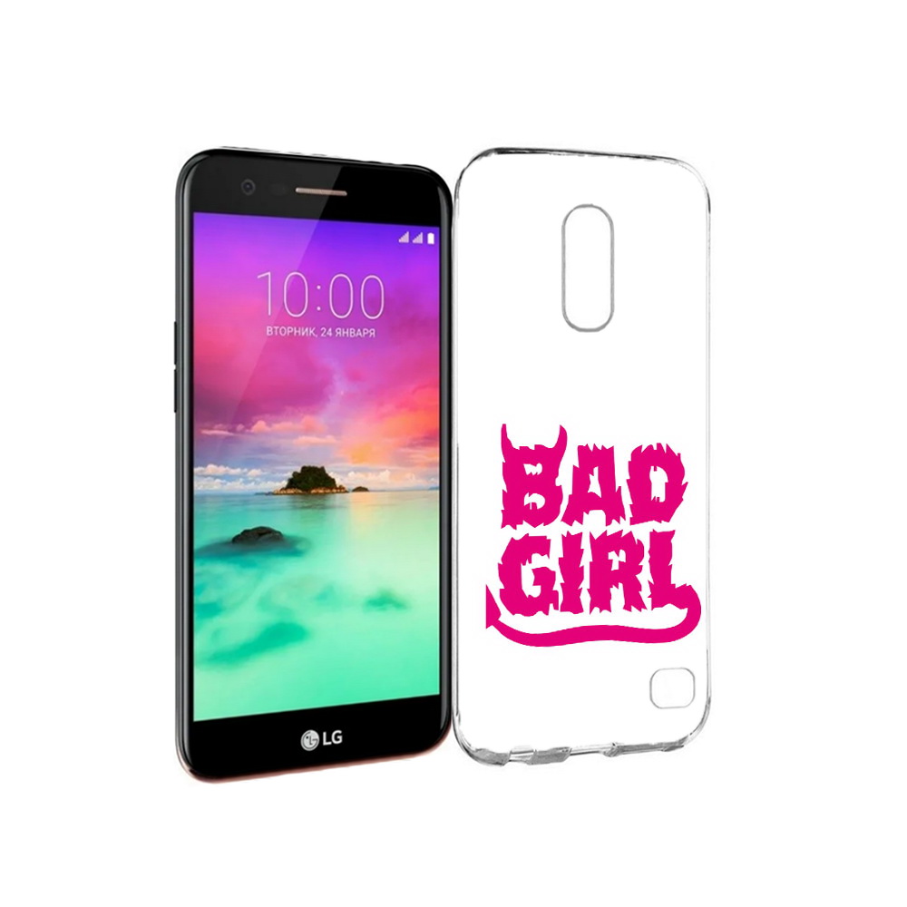 

Чехол MyPads Tocco для LG K10 (2017) плохая девочка (PT53386.73.545), Прозрачный, Tocco