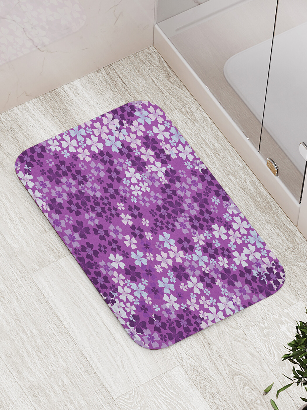 

bath_11399 Коврик противоскользящий для ванной, сауны, бассейна, 77х52 см
