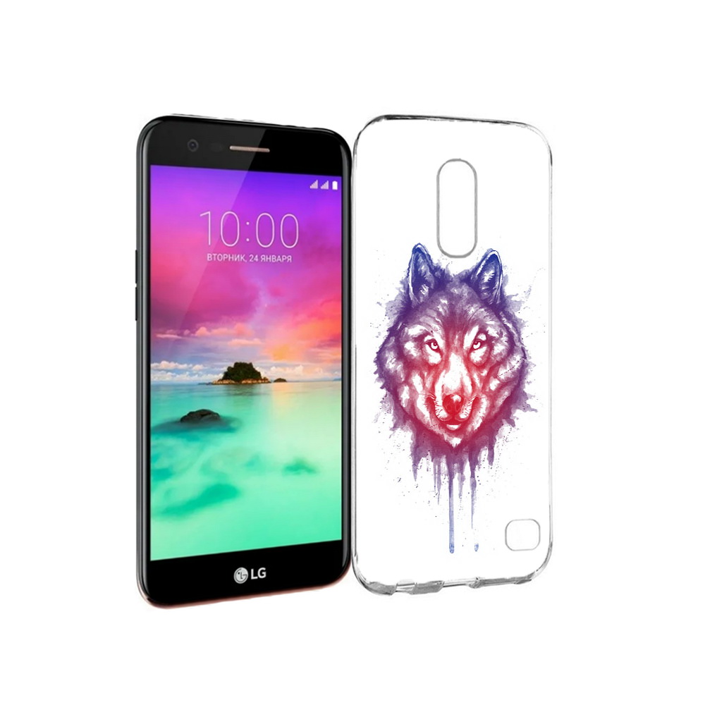 

Чехол MyPads Tocco для LG K10 (2017) пушистый волк (PT53386.73.561), Прозрачный, Tocco